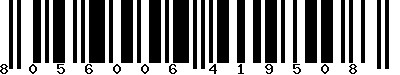 EAN-13 : 8056006419508 EAN-13 : 8056006419508