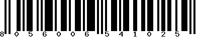 EAN-13 : 8056006541025 EAN-13 : 8056006541025