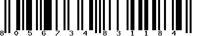 EAN-13 : 8056734831184