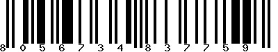 EAN-13 : 8056734837759