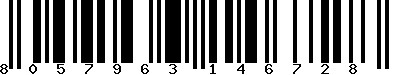 EAN-13 : 8057963146728 EAN-13 : 8057963146728