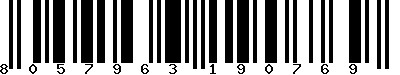 EAN-13 : 8057963190769