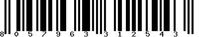 EAN-13 : 8057963312543