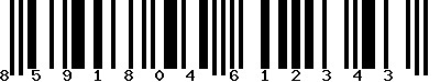 EAN-13 : 8591804612343 EAN-13 : 8591804612343