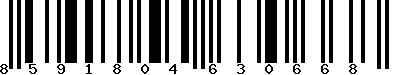 EAN-13 : 8591804630668