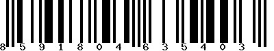 EAN-13 : 8591804635403 EAN-13 : 8591804635403