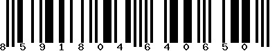 EAN-13 : 8591804640650 EAN-13 : 8591804640650