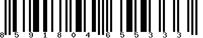 EAN-13 : 8591804655333