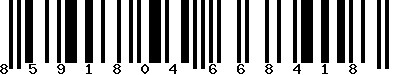 EAN-13 : 8591804668418