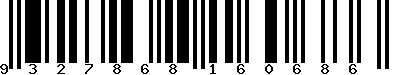 EAN-13 : 9327868160686 EAN-13 : 9327868160686