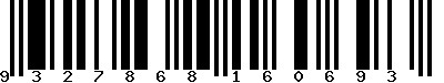EAN-13 : 9327868160693 EAN-13 : 9327868160693