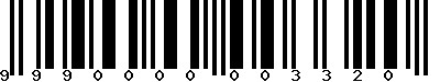 EAN-13 : 9990000003320 EAN-13 : 9990000003320