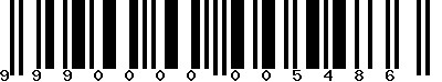 EAN-13 : 9990000005486 EAN-13 : 9990000005486